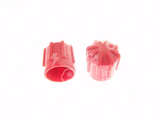 krytka plnícího portu cervena 16 mm